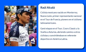 Raúl Alcalá (1964-VVVV). El ciclista mexicano que brilló en el Tour de Francia