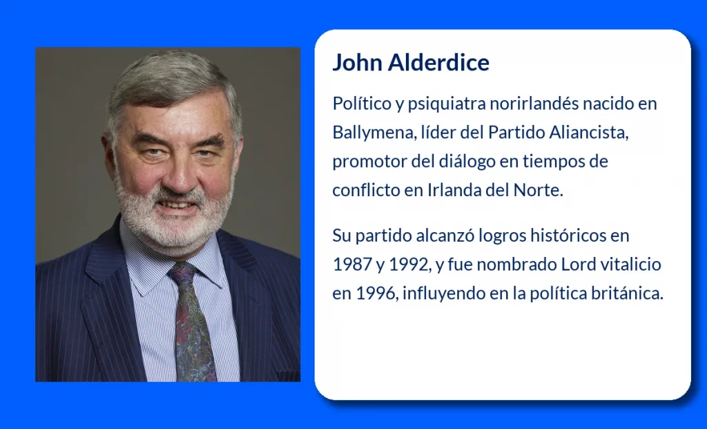 John Alderdice (1955-VVVV): El líder que transformó la política de Irlanda del Norte