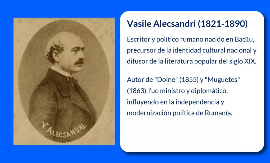Vasile Alecsandri (1821-1890): El escritor y político rumano que dejó huella en la cultura nacional