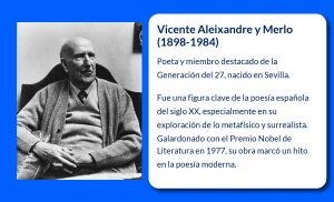 Vicente Aleixandre y Merlo (1898-1984): El poeta de la Generación del 27 que conquistó el Nobel