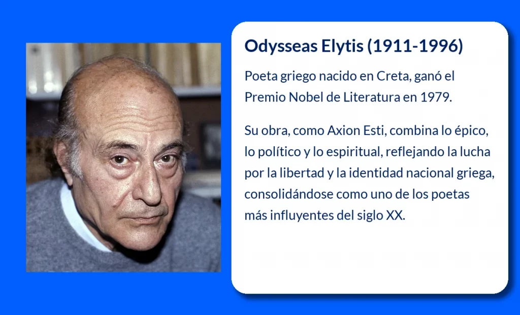 Odysseas Elytis (1911-1996): El Poeta Griego de la Libertad y la Justicia