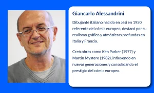 Giancarlo Alessandrini (1950-VVVV): El talentoso dibujante italiano que marcó una era en el cómic europeo