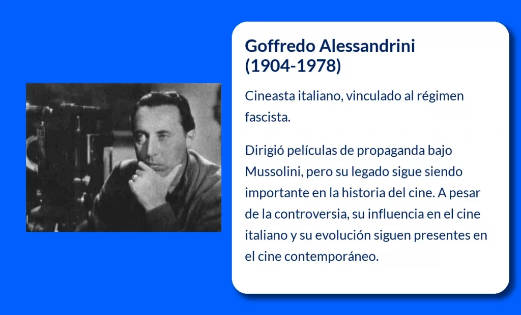 Goffredo Alessandrini (1904-1978). El cineasta italiano que dejó huella en la época de Mussolini