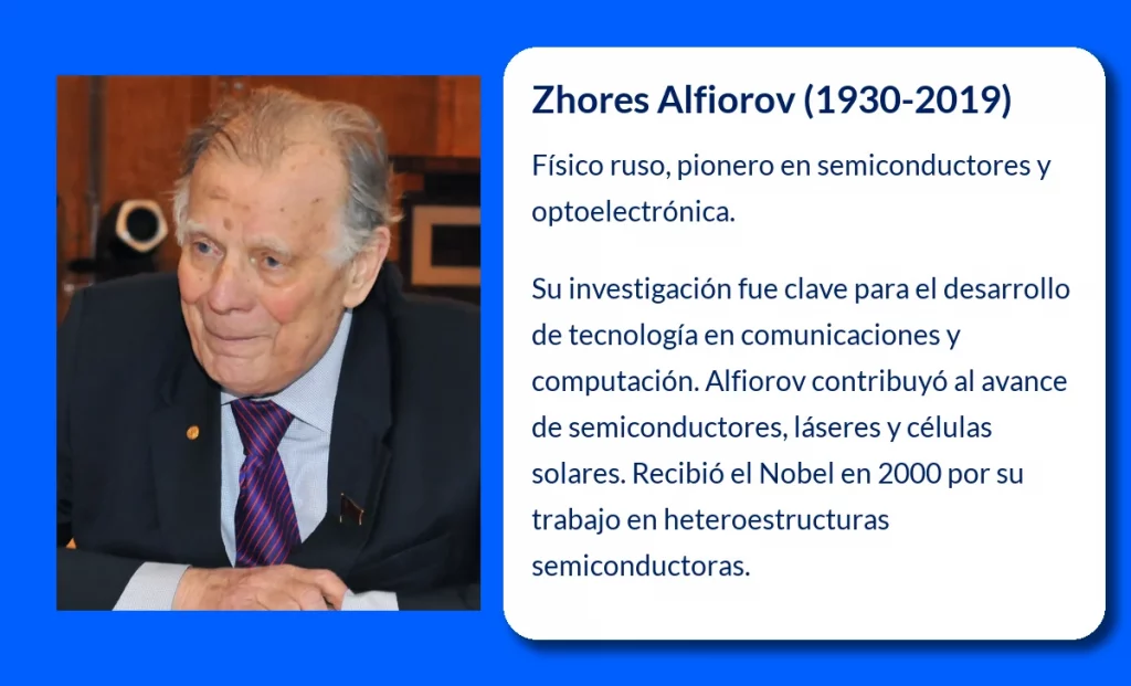 Zhores Alfiorov (1930-2019). El físico que revolucionó la optoelectrónica y la tecnología de semiconductores