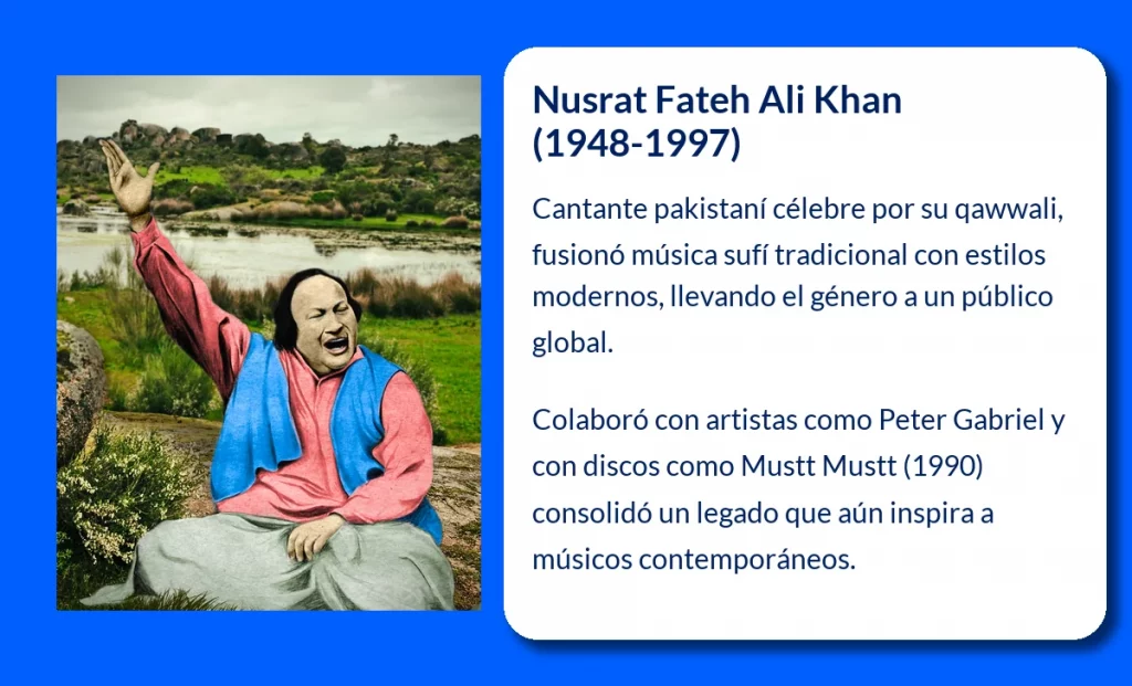 Nusrat Fateh Ali Khan (1948-1997): El gigante del qawwali que trascendió fronteras