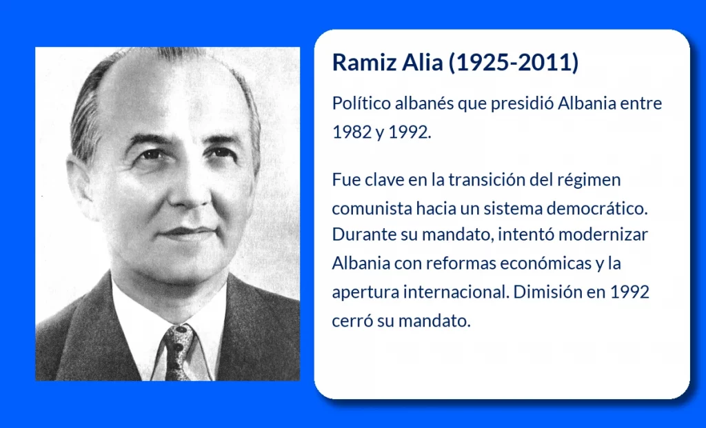 Alia Ramiz (1925-2011): La figura clave que vivió la transición de Albania comunista a su apertura democrática
