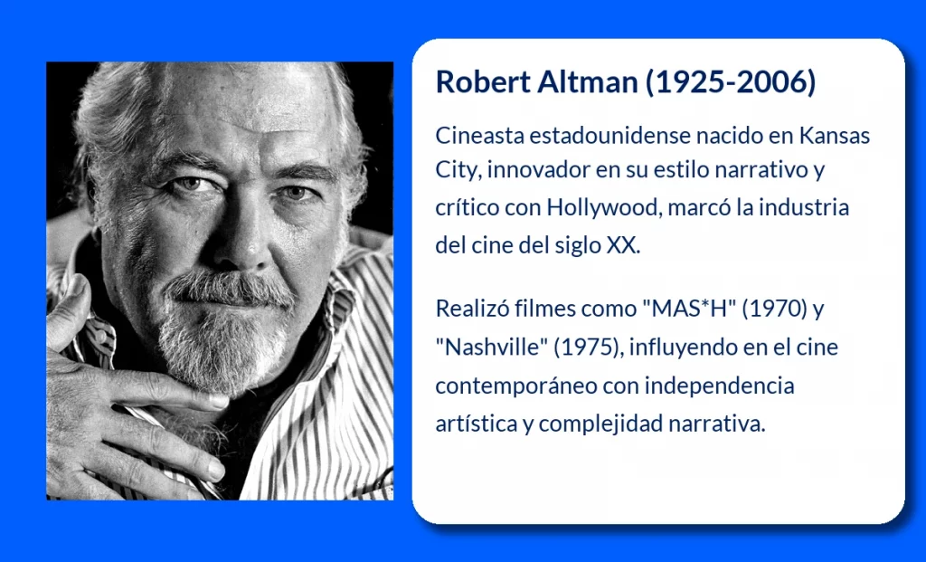 Robert Altman (1925-2006). El genio del cine que redefinió Hollywood