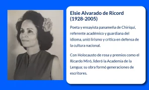 Elsie Alvarado de Ricord (1928-2005). La poeta y ensayista que destacó en la crítica literaria panameña