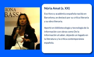 Núria Amat (s. XX). La escritora polifacética que dejó su huella en la literatura y la crítica española