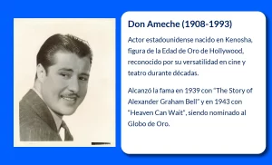 Don Ameche (1908-1993). El actor que dejó huella en el cine y teatro de Hollywood