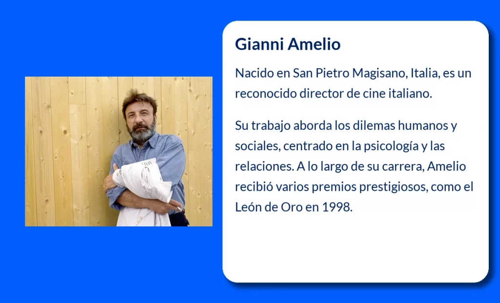 Gianni Amelio (1945-VVVV): El director italiano que abordó la humanidad en su cine