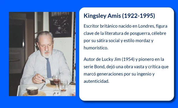 Kingsley Amis. El escritor británico que revolucionó la literatura de la posguerra