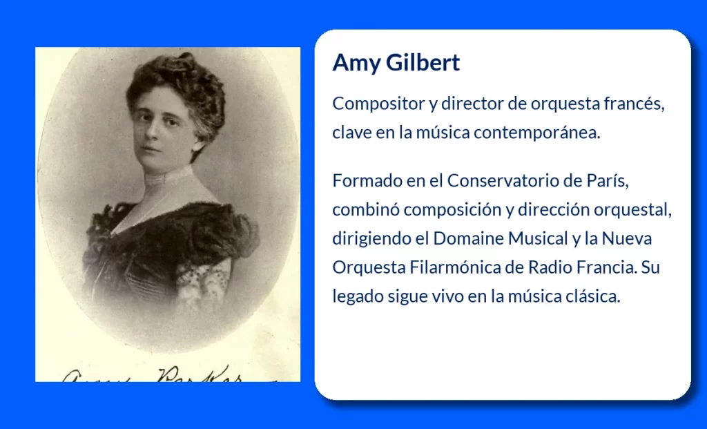 Amy Gilbert (1936-VVVV): El compositor y director de orquesta que marcó la música contemporánea