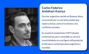 Carlos Federico Andahazi-Kasnya (1963-VVVV): El escritor argentino que revolucionó la literatura contemporánea