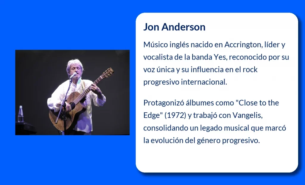 Jon Anderson (1944-VVVV): El alma de Yes y su legado musical