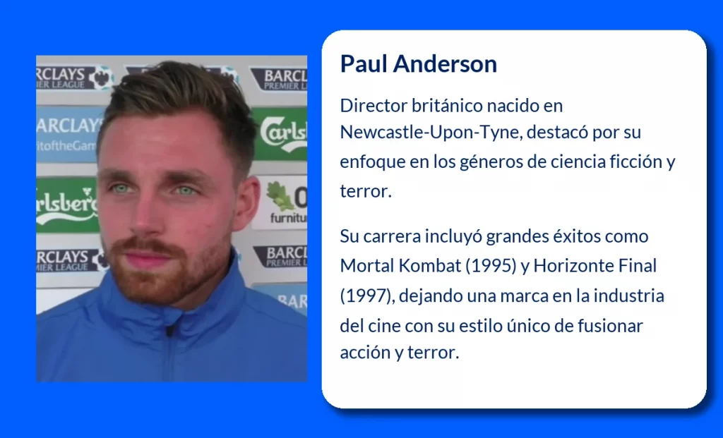 Paul Anderson (1967-VVVV): El director británico que redefinió el cine de ciencia ficción y terror