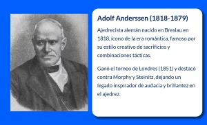 Adolf Anderssen (1818-1879): El genio romántico del ajedrez que marcó una era dorada