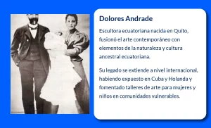 Dolores Andrade (1954-VVVV): La escultora ecuatoriana que conecta el arte con la naturaleza y la cultura ancestral