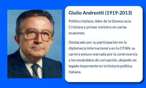 Giulio Andreotti (1919-2013): El político italiano que marcó la historia de la democracia cristiana