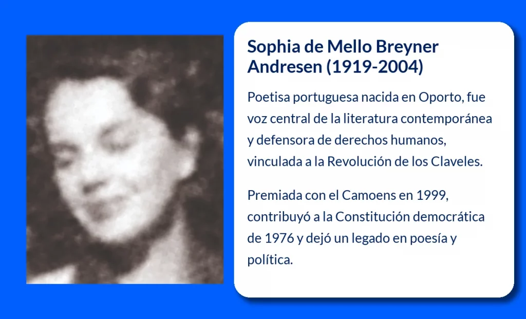 Sophia de Mello Breyner Andresen (1919-2004). La poetisa que dejó una huella imborrable en la literatura portuguesa
