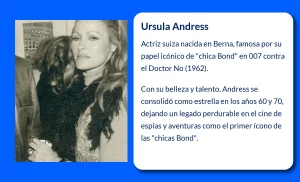Ursula Andress (1936-VVVV). La "chica Bond" que conquistó al cine mundial