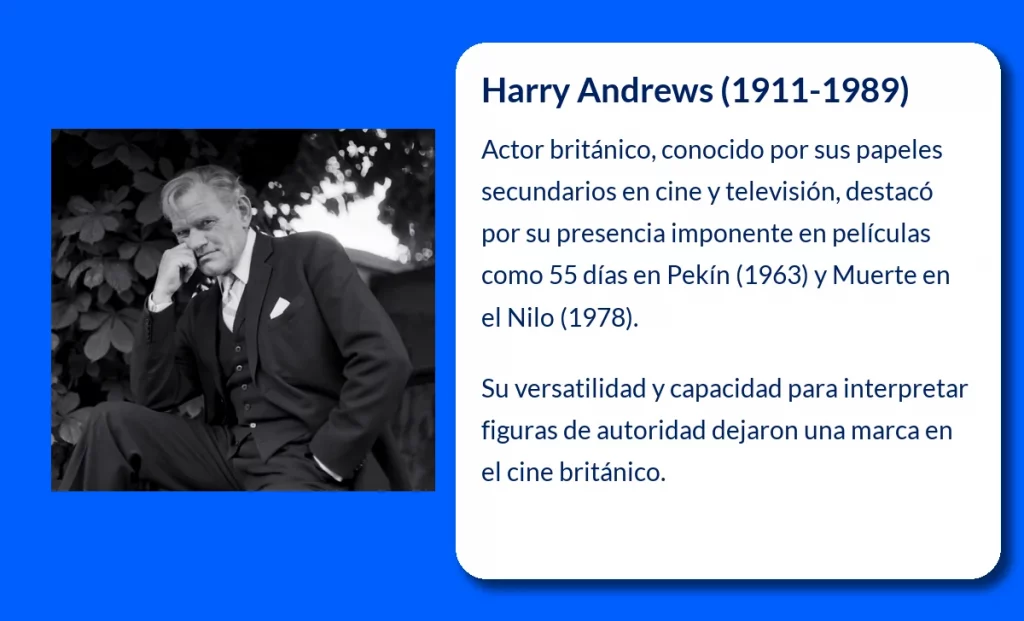 Harry Andrews (1911-1989). El maestro del cine británico secundario con una trayectoria monumental