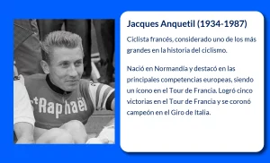 Jacques Anquetil (1934-1987). El ciclista que dominó el Tour de Francia