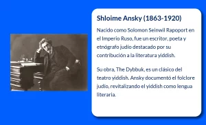 Shloime Ansky (1863-1920). El visionario del folclore judío y la literatura yiddish
