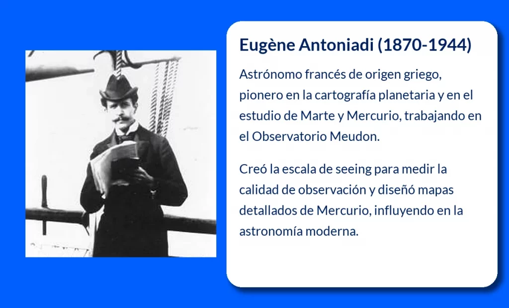 Eugène Antoniadi (1870-1944). El astrónomo que transformó la observación planetaria