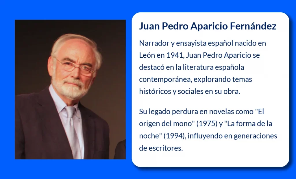 Juan Pedro Aparicio Fernández (1941-VVVV): Un referente de la narrativa española y la literatura de viajes