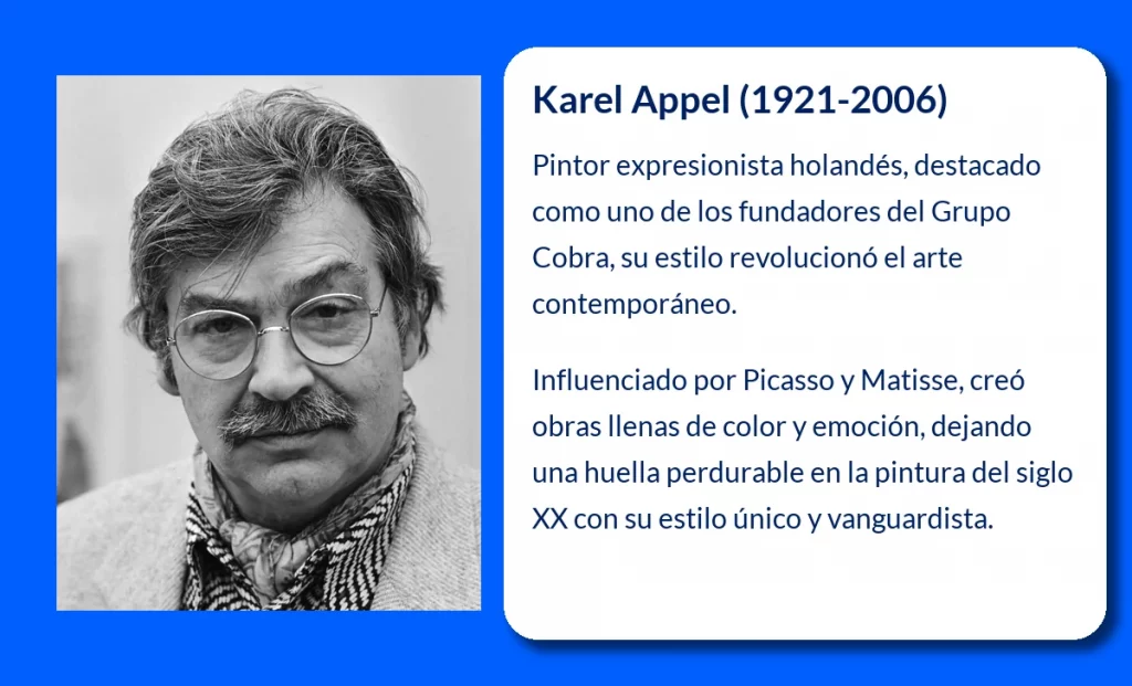 Karel Appel (1921-2006): El pintor expresionista que transformó el arte moderno