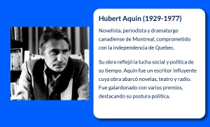 Hubert Aquin (1929-1977): Un ícono literario y político de Quebec