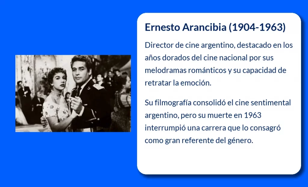 Ernesto Arancibia (1904-1963): El director de cine argentino que marcó una época con sus adaptaciones románticas