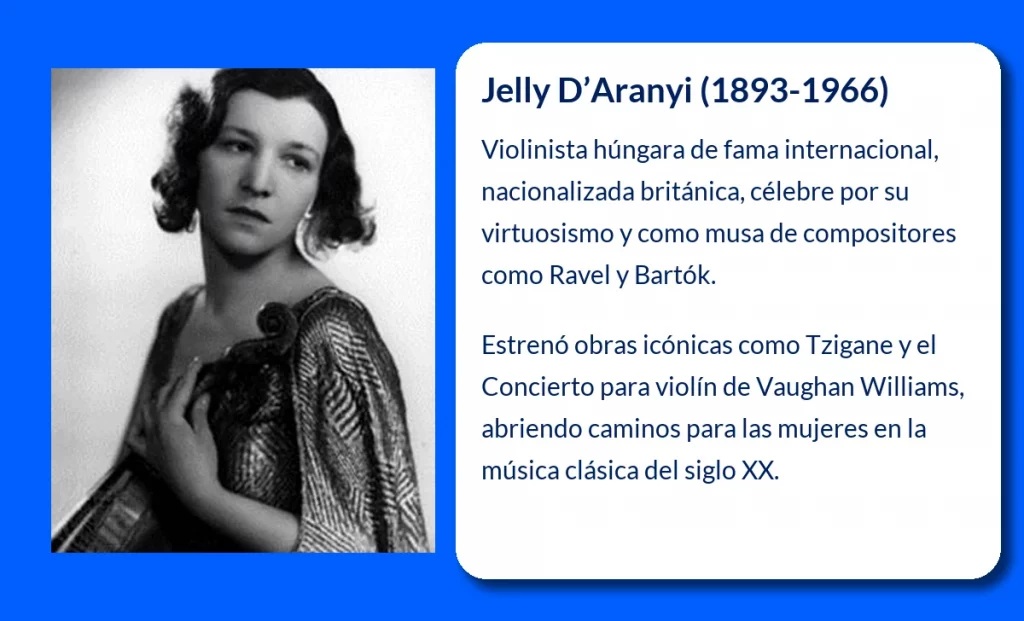 Jelly D'Aranyi (1893-1966). La virtuosa húngara que conquistó el violín desde Londres