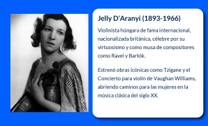 Jelly D'Aranyi (1893-1966). La virtuosa húngara que conquistó el violín desde Londres