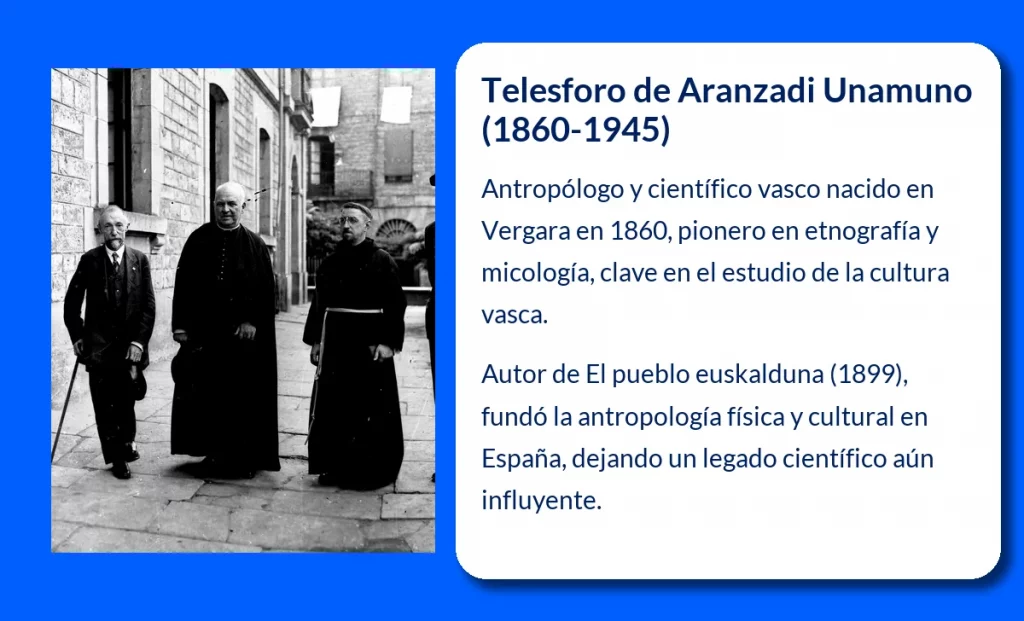 Telesforo de Aranzadi Unamuno (1860-1945). El pionero de la antropología vasca y naturalismo en España