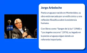 Jorge Arbeleche (1943-VVVV): El escritor uruguayo que ha dejado huella en la poesía contemporánea