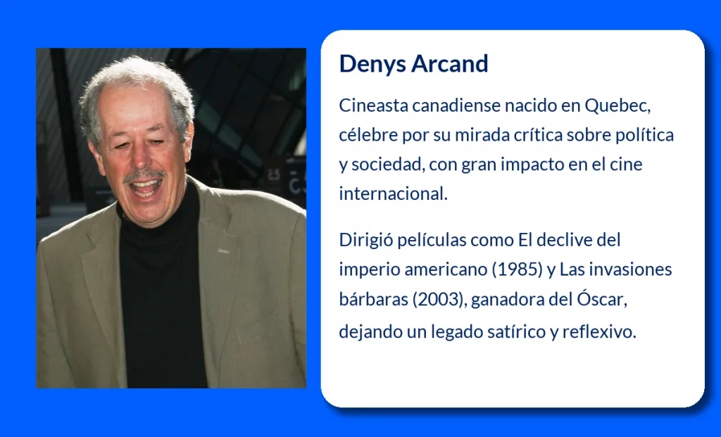 Denys Arcand (1941-VVVV): El cineasta canadiense que dejó su huella internacional