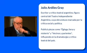 Julio Ardiles Gray (1922-?): El escritor y crítico teatral que marcó el Teatro Independiente Argentino