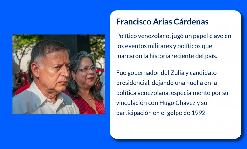 Francisco Arias Cárdenas (1950-VVVV): El político venezolano que desafió a Chávez