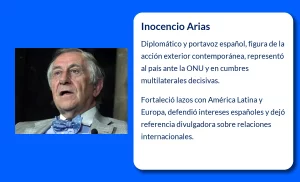 Inocencio Arias (1940-VVVV): El político y diplomático que marcó la historia de España