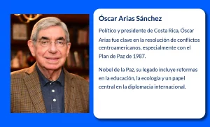 Óscar Arias Sánchez (1941-VVVV): El arquitecto de la paz centroamericana y dos veces presidente de Costa Rica