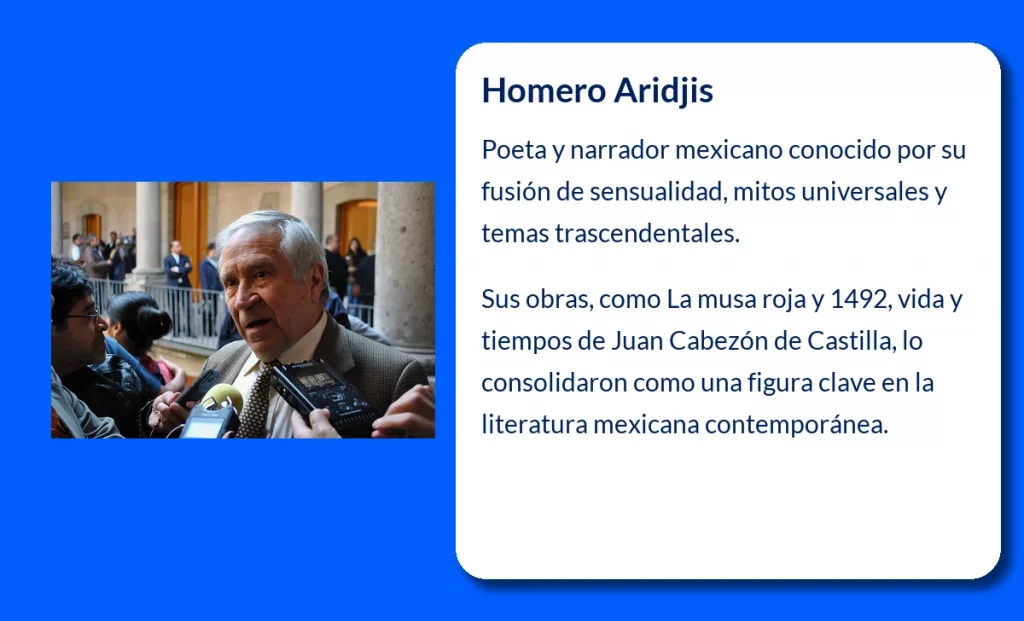 Homero Aridjis (1940-VVVV): Poeta