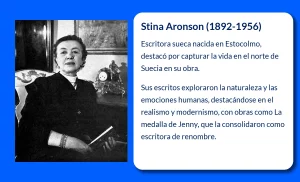 Stina Aronson (1892-1956). La escritora sueca que plasmó la vida del norte en su literatura