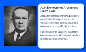 Juan Demóstenes Arosemena (1879-1939): El presidente que vivió en tiempos de turbulencia en Panamá