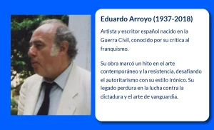 Eduardo Arroyo (1937-2018). El rebelde del arte español que desafió al franquismo con ironía y pincel