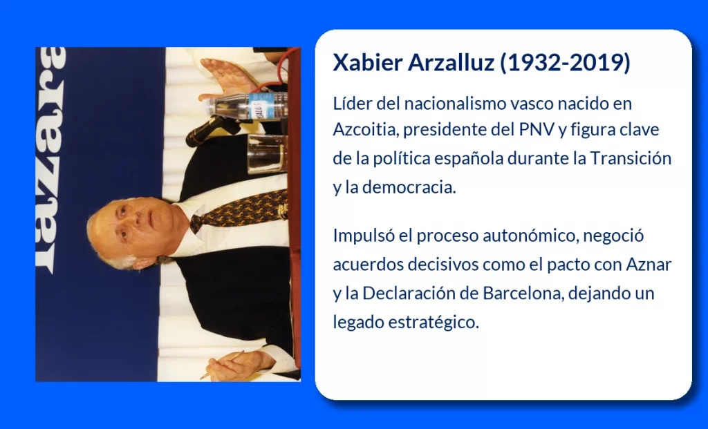 Xabier Arzalluz (1932-2019). El estratega del nacionalismo vasco moderno