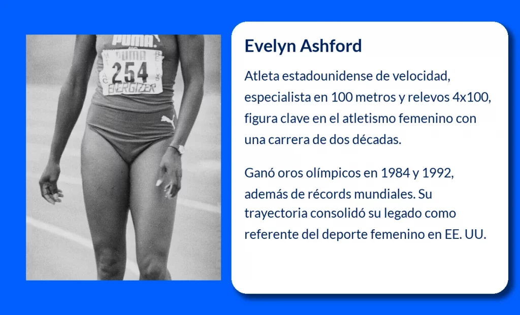Evelyn Ashford (1957-VVVV): La reina de la velocidad en el atletismo mundial