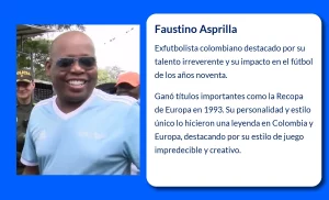 Faustino Asprilla (1969-VVVV). El delantero colombiano que conquistó Europa con su talento irreverente