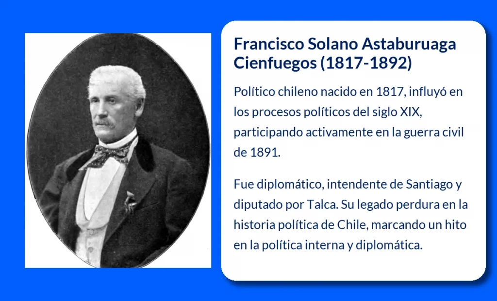 Francisco Solano Astaburuaga Cienfuegos (1817-1892). Un político chileno clave en la historia de su país